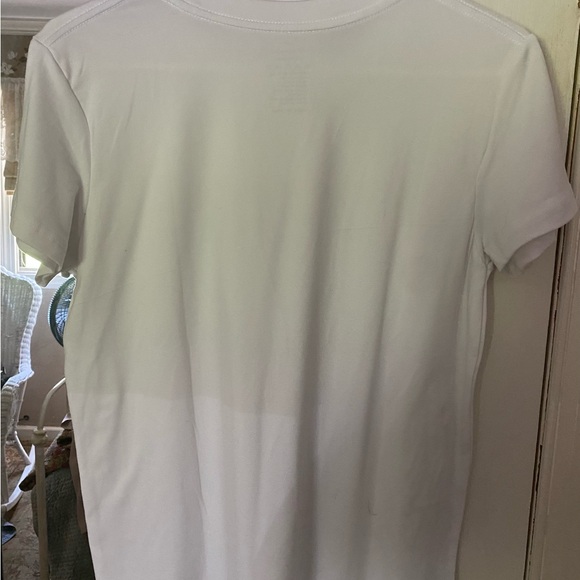 White shirt with shamrocks. NWOT never worn size M - Picture 3 of 3